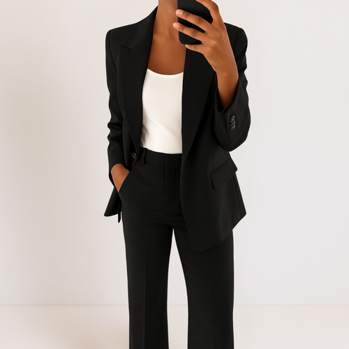 Elegant and Modern Two-piece Suit